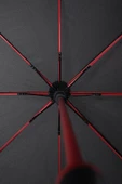 Marlux 8 Fiber Telli Rüzgara Dayanıklı Otomatik Özel Tasarım Protokol Şemsiye Siyah Kırmızı MPR2008 thumbnail 7