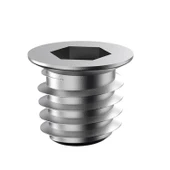 Metal Düz Dişli Dübel Ahşap Dübeli M10 13x15 Diş Çinko Mobilya Bağlantı Ünite Birleştirme (50 ADET) - 2