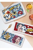 The Mia Popart Girls Dikdörtgen Servis 35 x 16 cm - 3