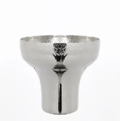 Vitale Desenli Orta Dekoratif Obje Gümüş 27 X 25 cm thumbnail 1