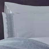 Nazik Home Cadiz Nevresim Pike Seti Gri Çift Kişilik - 2