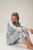 Nazik Home Liva Dantelli Pijama Takımı Açık Mavi S - 2