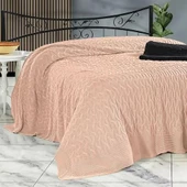 Nazik Home Emma Triko Battaniye Pudra Çift Kişilik - 1