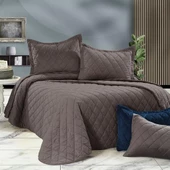 Nazik Home Siena Yatak Örtüsü Vizon Çift Kişilik thumbnail 1