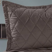 Nazik Home Siena Yatak Örtüsü Vizon Çift Kişilik thumbnail 2