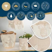 Nazik Home Floransa Dantelli Pamuk Havlu Bej 90X150 - 2