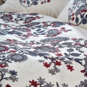 Nazik Home Vanessa Keten Nevresim Takımı Rengarenk Çift Kişilik - 3
