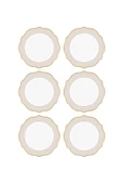 The Mia Jaswely Pasta Tabağı 6 Parça Kum Beji 21 cm - 1