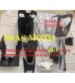 Activa S 125 Kaporta Seti Grenaj Seti 2017 2018 Gri Renk ( Kargo Bizden )_Supermoto - 1