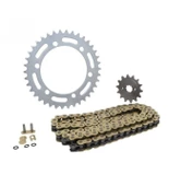 Yamaha R25-Mt25 Zincir Dişli Seti Oringli (520 Sfr Gold Zincir) 14T-43T _Supermoto - 2