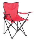 Katlanabilir Metal Kamp Sandalyesi /Kırmızı - 1