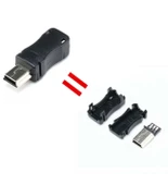 5 Pin Mini Usb Plastik Kapaklı Konnektör thumbnail 1