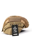 Çöl Kamuflaj Kısa Airsoft Kask Kılıfı - 4