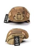Çöl Kamuflaj Kısa Airsoft Kask Kılıfı - 1