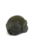 Haki Airsoft Kompozit Başlık Koruyucu Tactical Kask Paintball - 1