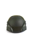 Haki Airsoft Kompozit Başlık Koruyucu Tactical Kask Paintball - 3