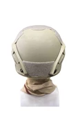 AirSoft Kompozit Raylı Kulaksız Koruyucu Kask Miğfer Bej - 4