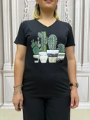 Kaktüs Tshirt - SİYAH - 5