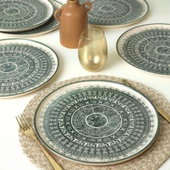 Keramika Keraart Maya Nordic Servis Tabağı 28 Cm 6 Adet 20788 - 2