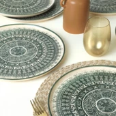 Keramika Keraart Maya Nordic Servis Tabağı 28 Cm 6 Adet 20788 - 3