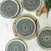 Keramika Keraart Maya Nordic Servis Tabağı 28 Cm 6 Adet 20788 - 1