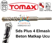 Tomax Sds Plus 4 Elmas Beton Duvar Delme Matkap Ucu 20x210 - 2