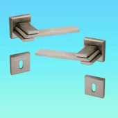 Fulya Lüx İnox Kare Rozetli Oda Kapı Kolu Sağa ve Sola Uygun Kapı Kolları 1 Takım thumbnail 3