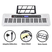 Jwin CTK-3000 61 Tuş Hassasiyetli Org (5 Oktav) - Beyaz - 1