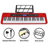 Jwin CTK-3000 61 Tuş Hassasiyetli Org (5 Oktav) - Kırmızı - 1