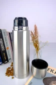 Digithome Çift Katmanlı Paslanmaz Çelik Termos Bardak 750 Ml Gri - 05359 C1-1-154 - 2