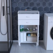 Modilayn SOFT 55 x 99,5 x 32,5 cm Çift Çekmeceli Çok Amaçlı Banyo & Mutfak Dolabı - 1