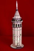 Galata Kulesi Ahşap Işıklı Hediyelik Masaüstü Dekor Sm-11 - 6