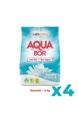 Aquabor Beyazlar İçin 6 kg 4'lü Toz Deterjan - 1