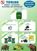 TORSAN 220V ADAPTÖRLÜ PRO 1500 Elektrikli Çit Sistemi ( Domuz - Ayı Kovucu ) 1500MT - 1