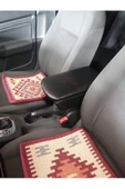 Vw Golf 5 Deri Kol Dayama Kolçak Siyah Özel Üretim Mdf - 3