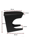 Peugeot 206 Delmesiz Mdf Ayaklı Siyah Kolçak Kol Dayama 15 Cm - 4