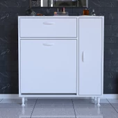Modilayn YENİCE 90 x 97,5 x 32,5 cm Çamaşır Hazneli Çok Amaçlı Banyo & Mutfak Dolabı - 1