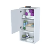 Modilayn ŞİLE 50 x 85 x 32,5 cm Makine Üstü Asma ve Çok Amaçlı Banyo Dolabı thumbnail 4