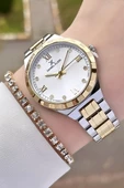 Daniel Klein DKISTE930 Kadranı Gümüş Kordonu Gold Gümüş Renk Kadın Kol Saati ve Bileklik - 1