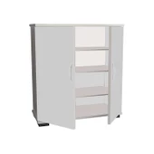 Modilayn BULUT 70 x 76 cm 4 Raflı Beyaz Ayakkabılık - 7