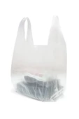 Şeffaf Atlet Poşet Küçük Boy 24x43 cm 1 Paket Takriben 300 Adet - 1