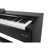 Jwin Sapphire SDP-100 Tuş Hassasiyetli 88 Tuşlu Dijital Piyano - Siyah - 3