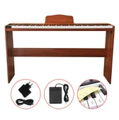 Jwin SDP-88 Tuş Hassasiyetli 88 Tuşlu Dijital Piyano - Kahverengi - 1