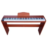 Jwin SDP-88 Tuş Hassasiyetli 88 Tuşlu Dijital Piyano - Kahverengi - 4