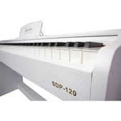 Jwin Sapphire SDP-120 Çekiç Aksiyonlu 88 Tuşlu Dijital Piyano - Beyaz - 4