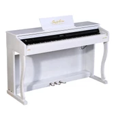 Jwin Sapphire SDP-320 Çekiç Aksiyonlu 88 Tuşlu Dijital Piyano - Beyaz - 1