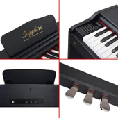 Jwin Sapphire SDP-120 Çekiç Aksiyonlu 88 Tuşlu Dijital Piyano - Siyah - 5