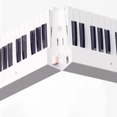 Jwin JDP-8830 Tuş Hassasiyetli Katlanabilir Bluetooth + Şarjlı Piyano - Beyaz - 4