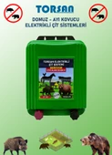 TORSAN 220V ADAPTÖRLÜ EKO PLUS 1500 Elektrikli Çit Sistemi ( Domuz - Ayı Kovucu ) 1500MT - 3