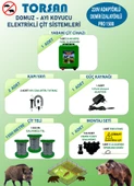 TORSAN 220V ADAPTÖRLÜ PRO PLUS 1500 Elektrikli Çit Sistemi ( Domuz - Ayı Kovucu ) 1500MT - 1